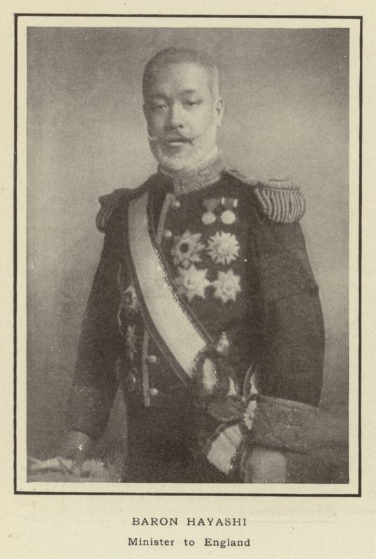 İngiltere Bakanı Baron Hayashi by Japanese Photographer