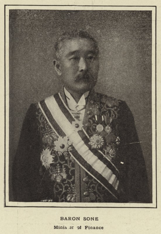 Maliye Bakanı Baron Sone by Japanese Photographer