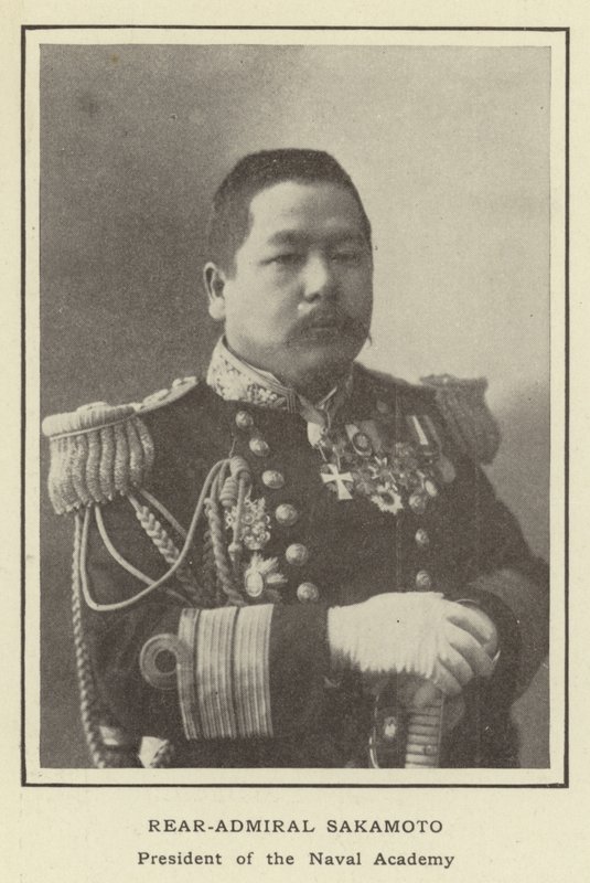 Deniz Harp Okulu Başkanı Tuğamiral Sakamoto by Japanese Photographer
