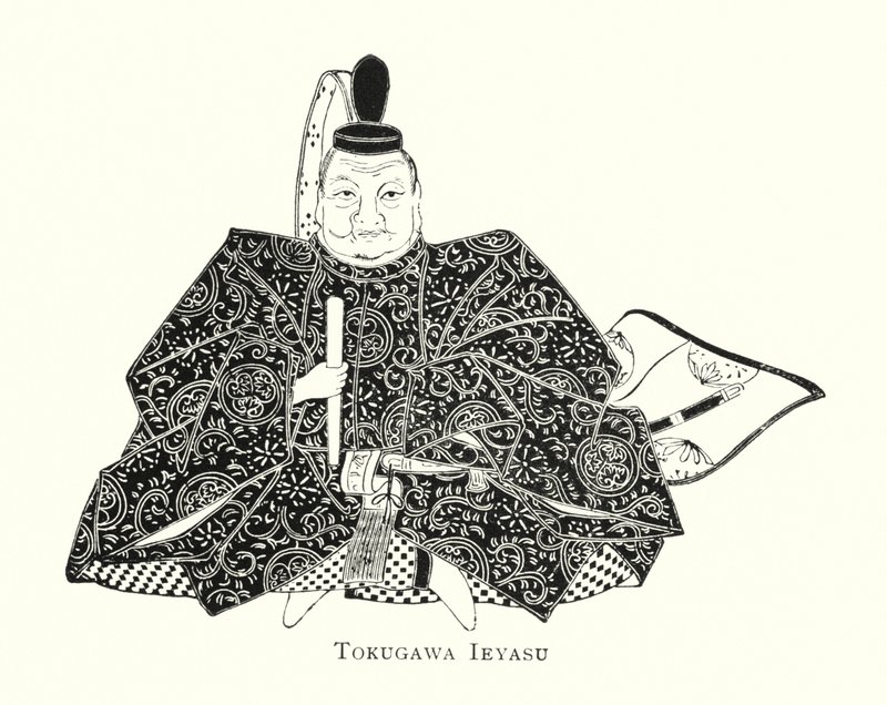 Ieyasu Tokugawa by Japanese School