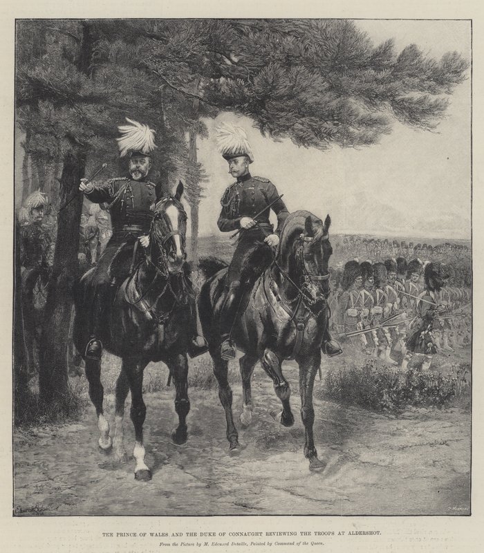 Galler Prensi ve Connaught Dükü, Aldershot