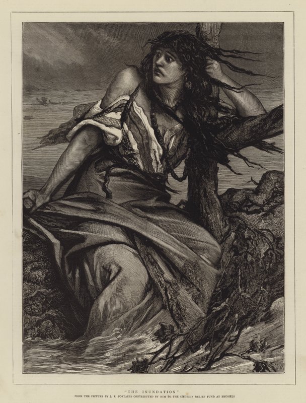 su baskını by Jean Francois Portaels