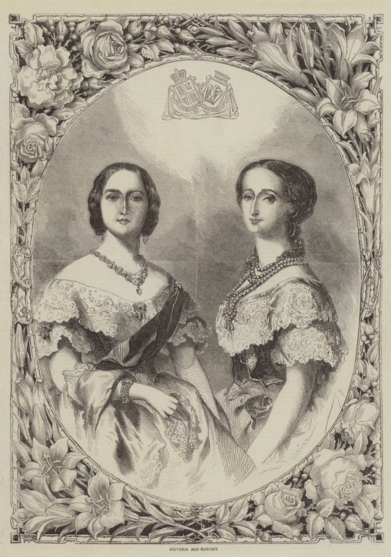 Victoria ve Eugenie by Jean Antoine Valentin Foulquier