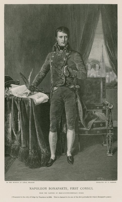 Napolyon Bonapart, Birinci Konsolos by Jean Auguste Dominique Ingres