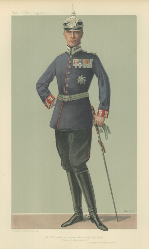 SAİK Almanya Veliaht Prensi (renkli taş) by Jean Baptiste (after) Guth