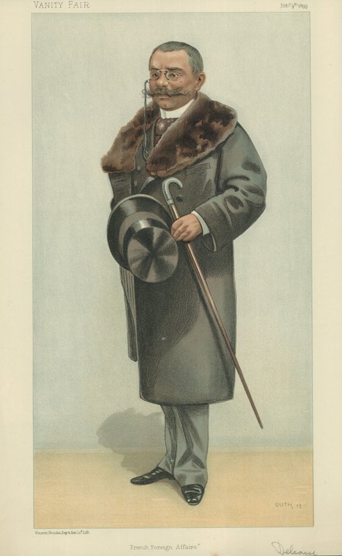 M Theophile Delcasse (renkli taş) by Jean Baptiste (after) Guth