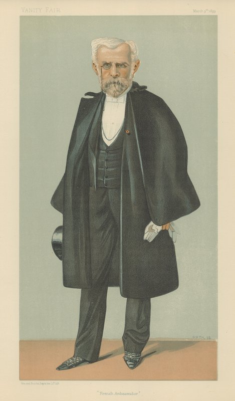 Baron Chaudron de Courcel (renkli taş) by Jean Baptiste (after) Guth