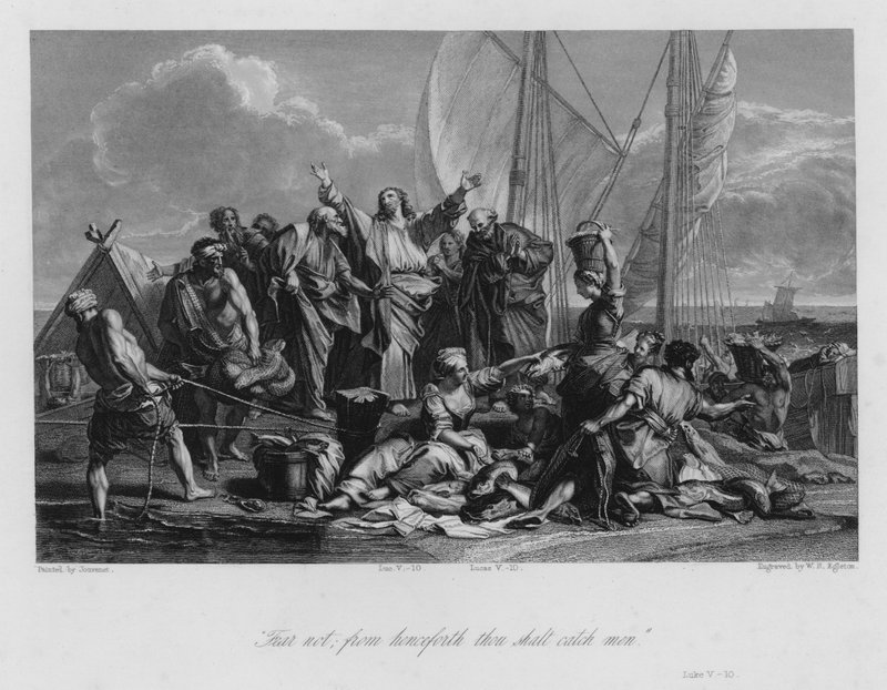 Balıkların Mucizevi İksiri, Luke V by Jean Baptiste (after) Jouvenet
