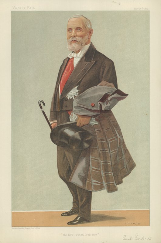 Fransa Cumhurbaşkanı Emile Loubet by Jean Baptiste Guth
