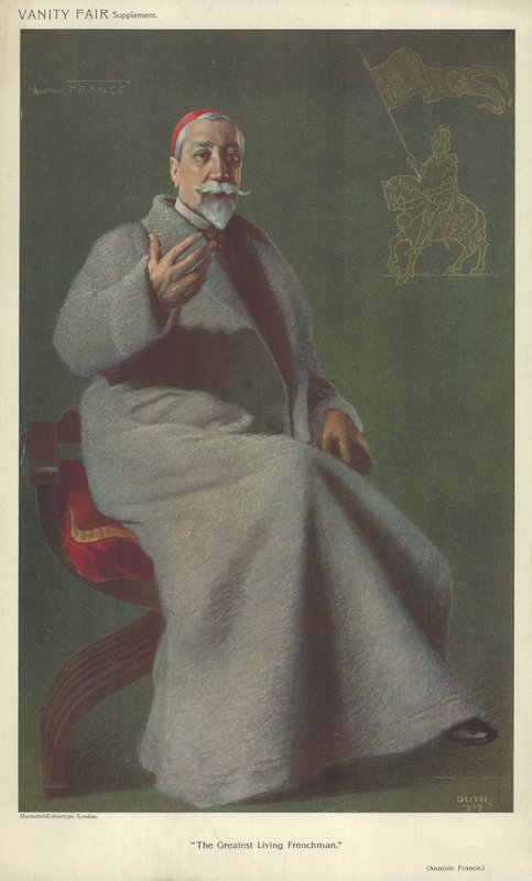 M Anatole Fransa by Jean Baptiste Guth