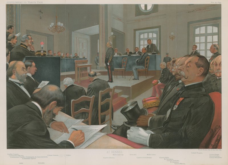 The Trial of Dreyfus  by Jean Baptiste Guth