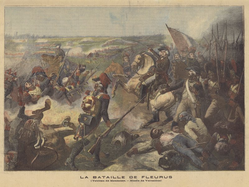 Fleurus Savaşı by Jean Baptiste Mauzaisse