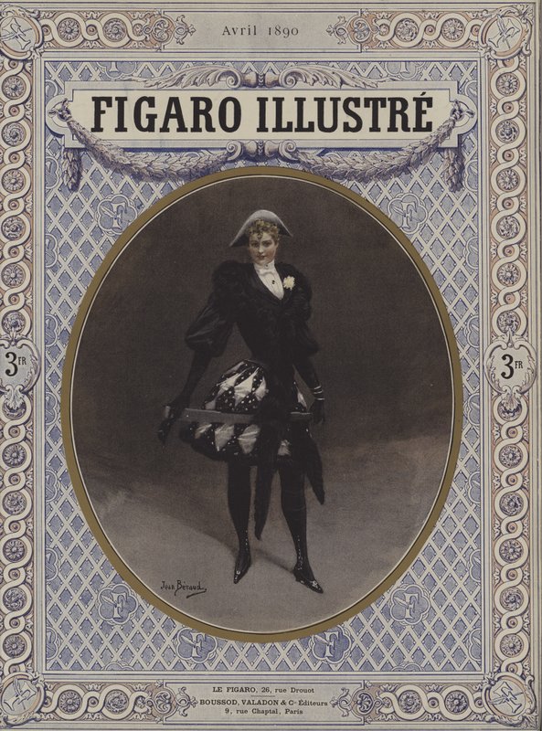 Harlequin Fin de Siecle by Jean Beraud