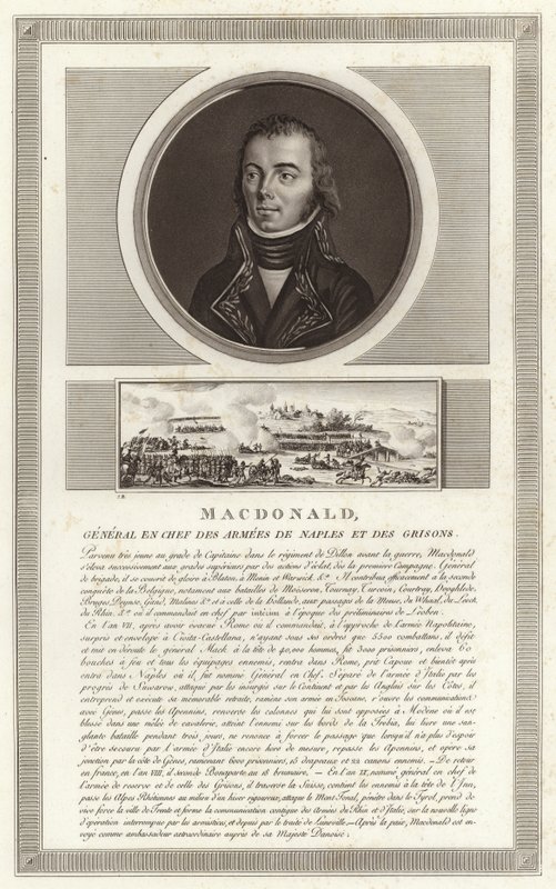 Taranto Dükü Jacques MacDonald'ın Portresi by Jean Duplessi Bertaux