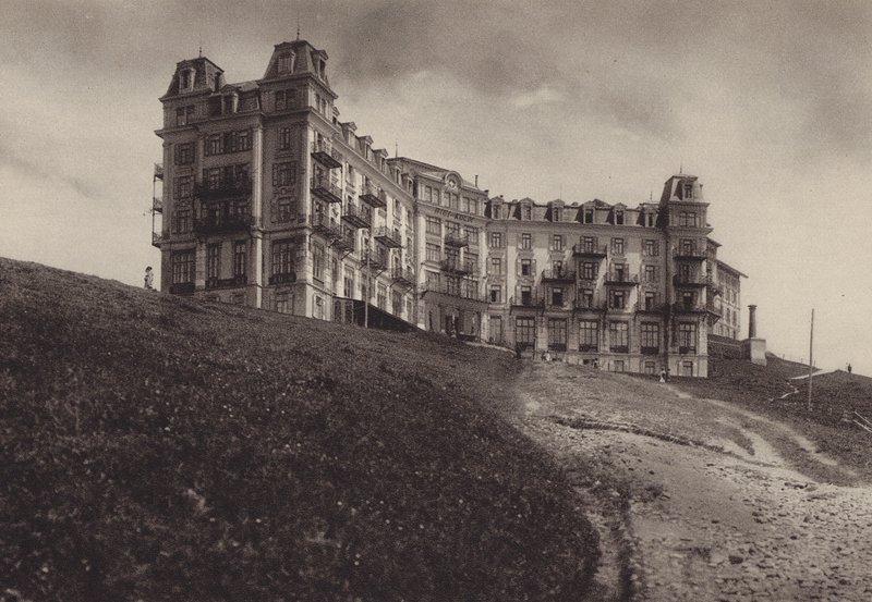 Hotel Rigi Kulm (s / b fotoğraf) by Jean Gaberell