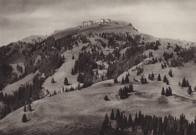 Oteller Rigi Kulm (s/b fotoğraf) by Jean Gaberell