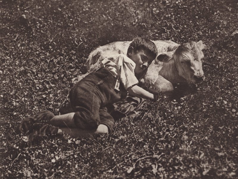 İsviçre: Siesta (s/b fotoğraf) by Jean Gaberell