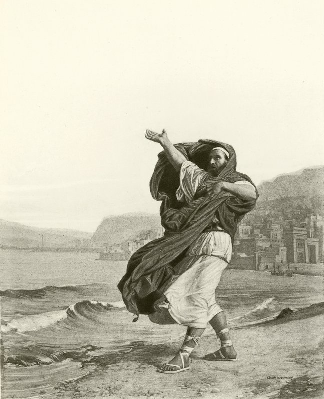 Hitap (gravür) uygulayan Demosthenes by Jean Jules Antoine Lecomte du Nouy