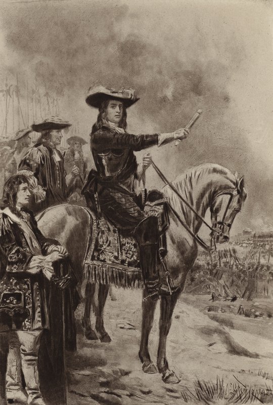 Marlborough at Blenheim (fotogravür) by Jean Leon Gerome Ferris