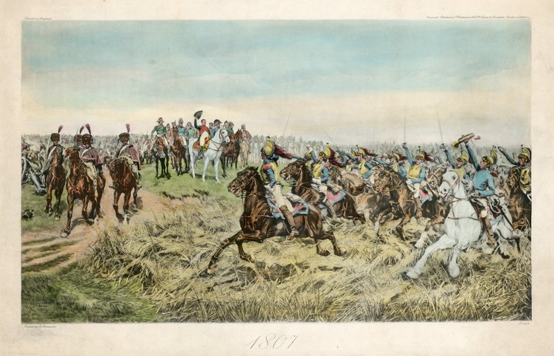 Fransız Cuirassiers'ın Friedland'da 14 Haziran 1807'de Hükmü by Jean Louis Ernest Meissonier
