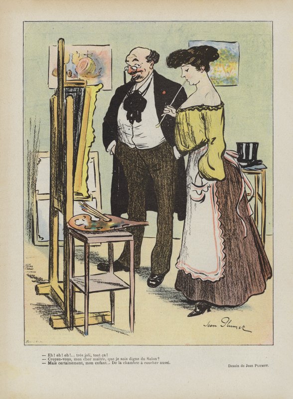 Le Rire için İllüstrasyon by Jean Plumet