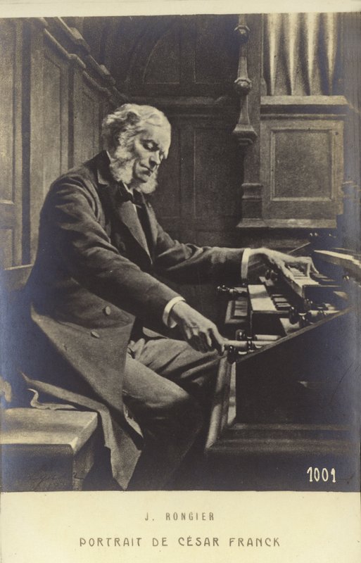 Cesar Franck, Belçika doğumlu besteci, piyanist, orgcu ve müzik öğretmeni, yetişkin hayatı boyunca Paris