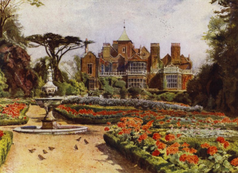 Holland House, The Dutch veya West Garden (renkli taş) by Jessie MacGregor