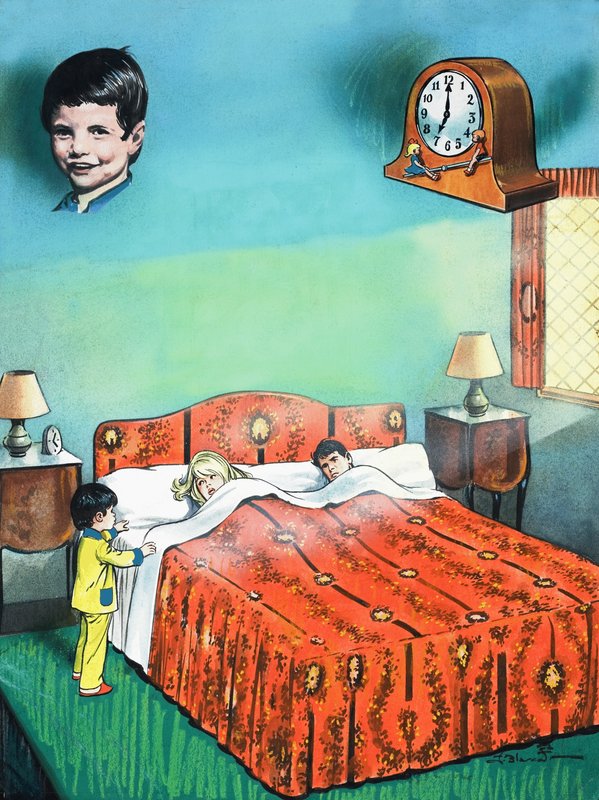Anne ve Babayı Uyandırmak by Jesus Blasco