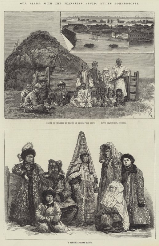 Jeannette Arctic Rölyef Komiseri ile Sanatçımız by Johann Nepomuk Schonberg