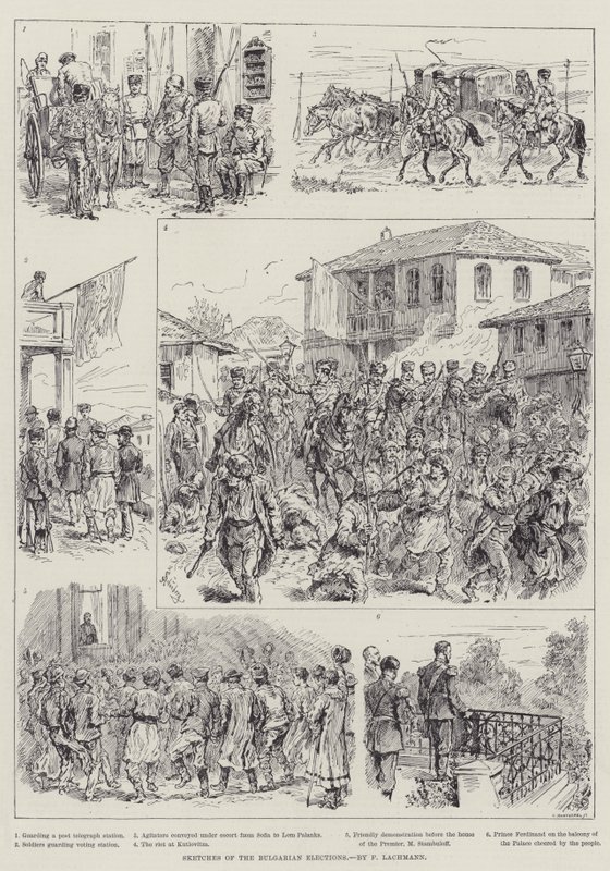 Bulgaristan Seçimlerinin Skeçleri by Johann Nepomuk Schonberg