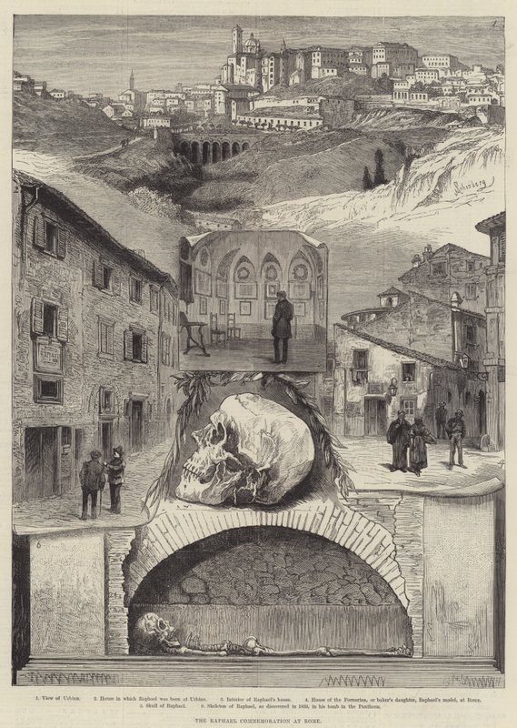 The Raphael Commemoration at Rome  by Johann Nepomuk Schonberg