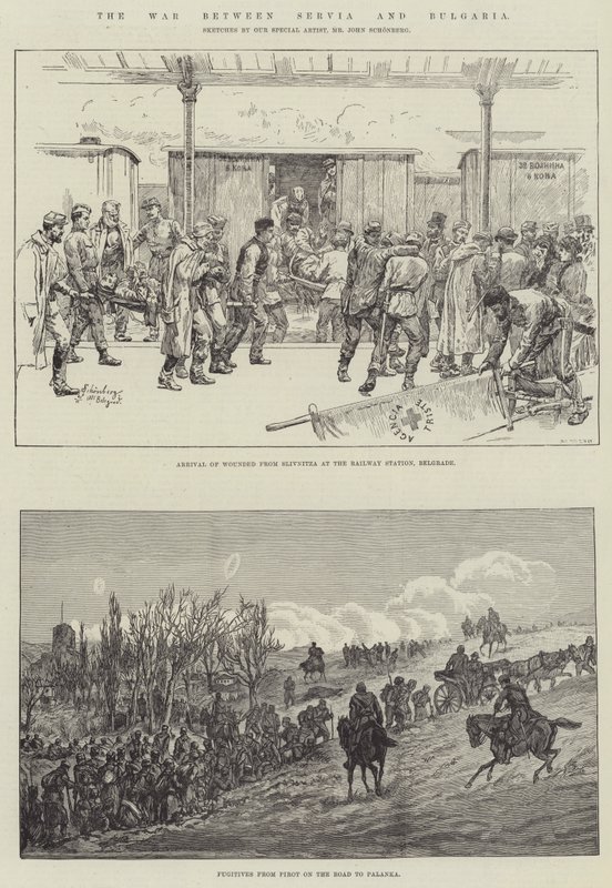 Sırbistan-Bulgaristan Savaşı by Johann Nepomuk Schonberg