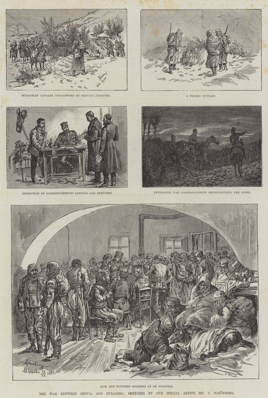 Sırbistan-Bulgaristan Savaşı by Johann Nepomuk Schonberg