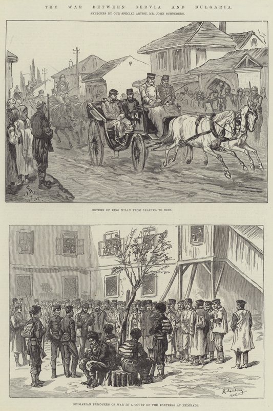 Sırbistan-Bulgaristan Savaşı by Johann Nepomuk Schonberg