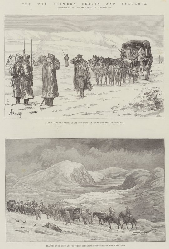 Sırbistan-Bulgaristan Savaşı by Johann Nepomuk Schonberg