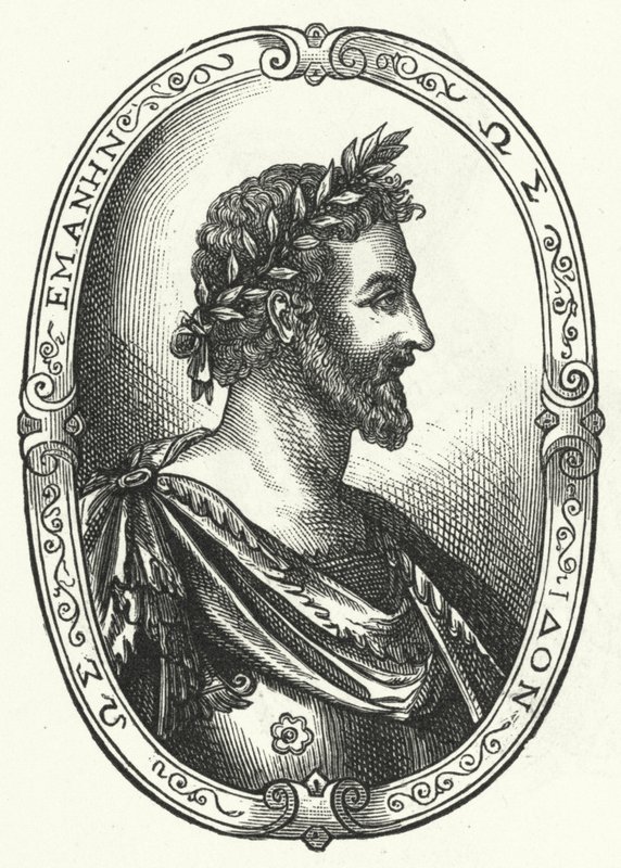 Pierre Ronsard, Fransız şair (gravür) by Johann Theodor de Bry