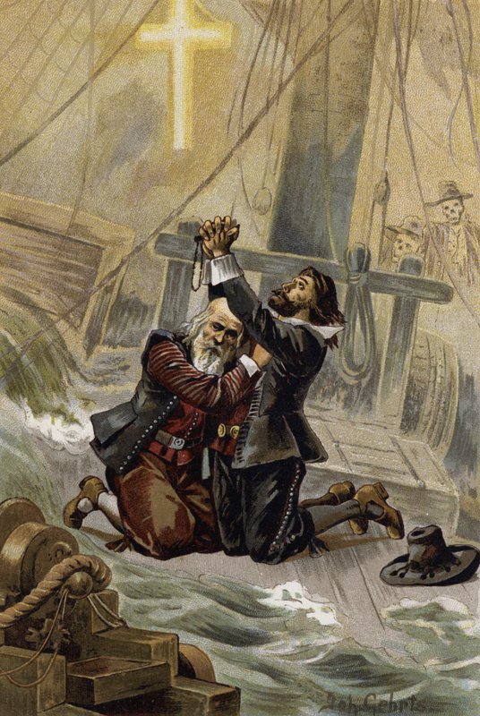 Uçan Hollandalı veya Der Fliegende Hollander (renkli taş) için çizim by Johannes (after) Gehrts