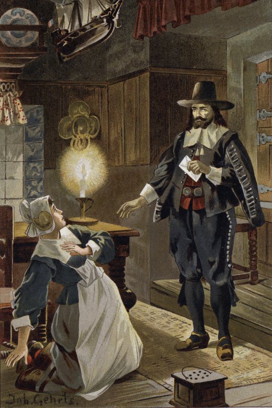 Uçan Hollandalı veya Der Fliegende Hollander (renkli taş) için çizim by Johannes (after) Gehrts