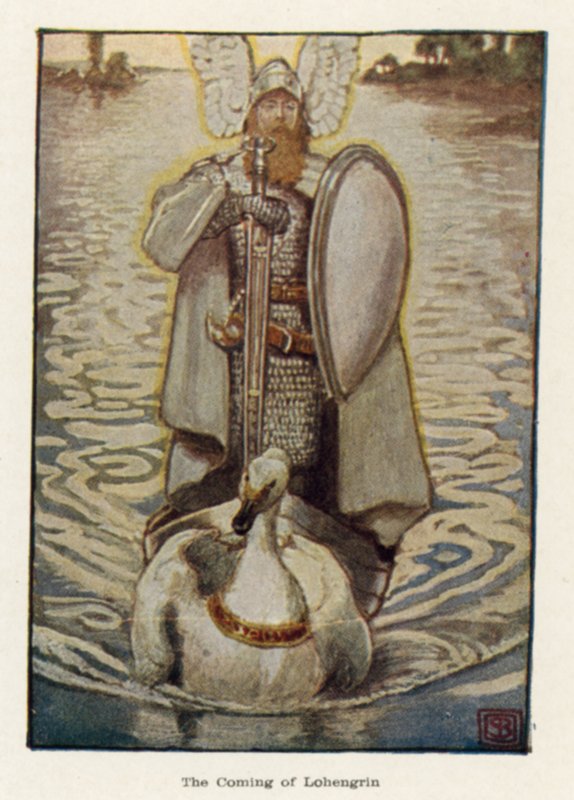 The Coming of Lohengrin  by John Byam Liston Shaw