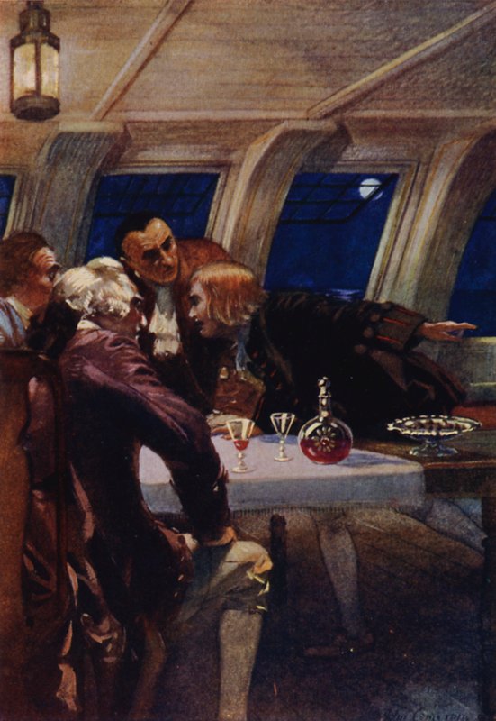 Hazine Adası için İllüstrasyon by John Cameron