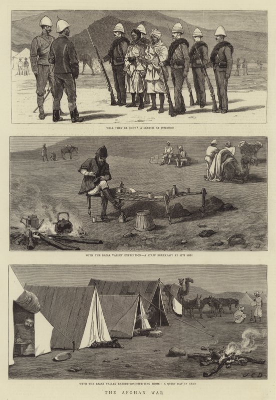 Afgan Savaşı by John Charles Dollman