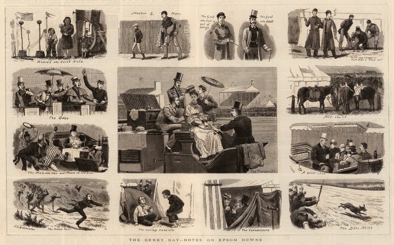 Derbi Günü, Epsom Downs Üzerine Notlar by John Charles Dollman