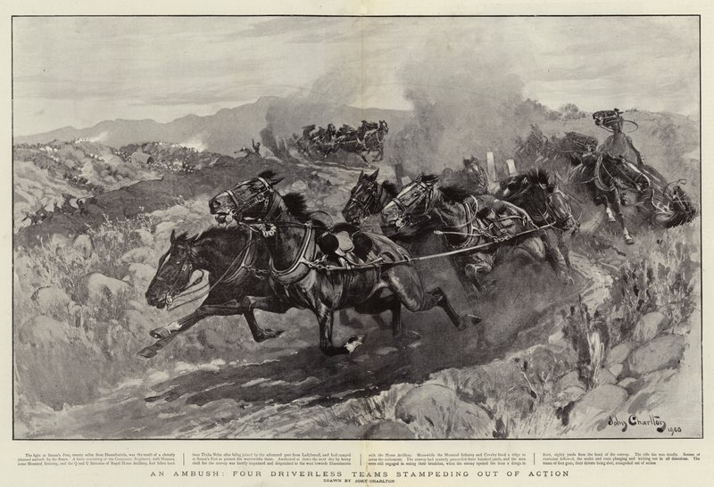 Bir Pusu, Dört Sürücüsüz Takım Hareketsiz Kaldı by John Charlton