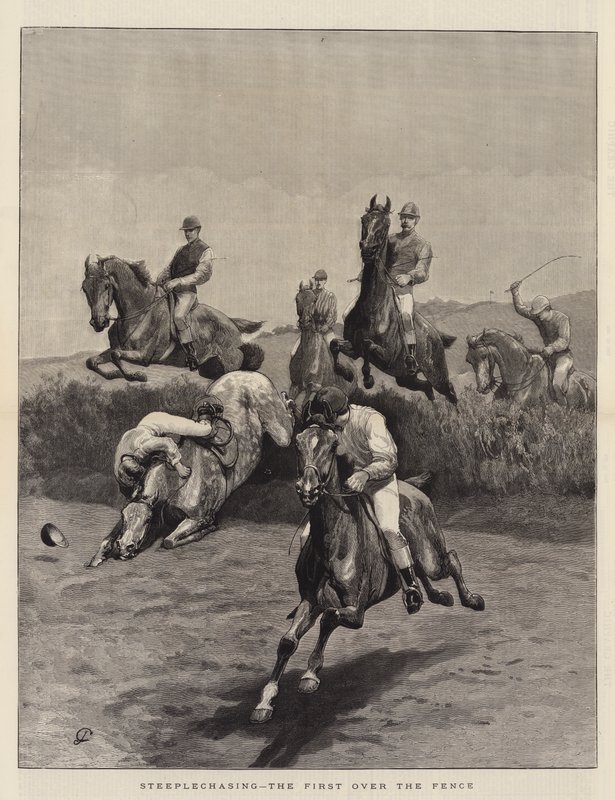 Engelli Koşu, Çitin Üzerindeki İlk by John Charlton