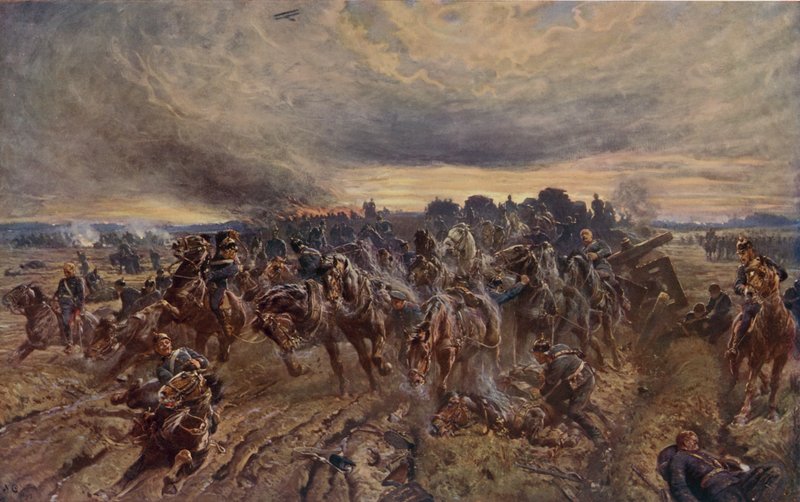The German Retreat from the Marne, World War I, September 1914  by John Charlton