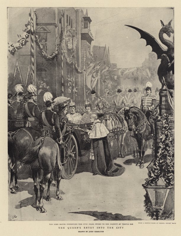 Kraliçenin Şehre Girişi by John Charlton