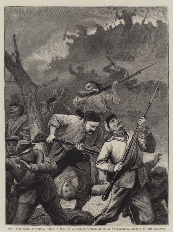 Türklerle Şika'da Allah'ım! Allah! Rusların Başarısız Taarruzunun Ardından Türk Suçlaması by John Dawson Watson