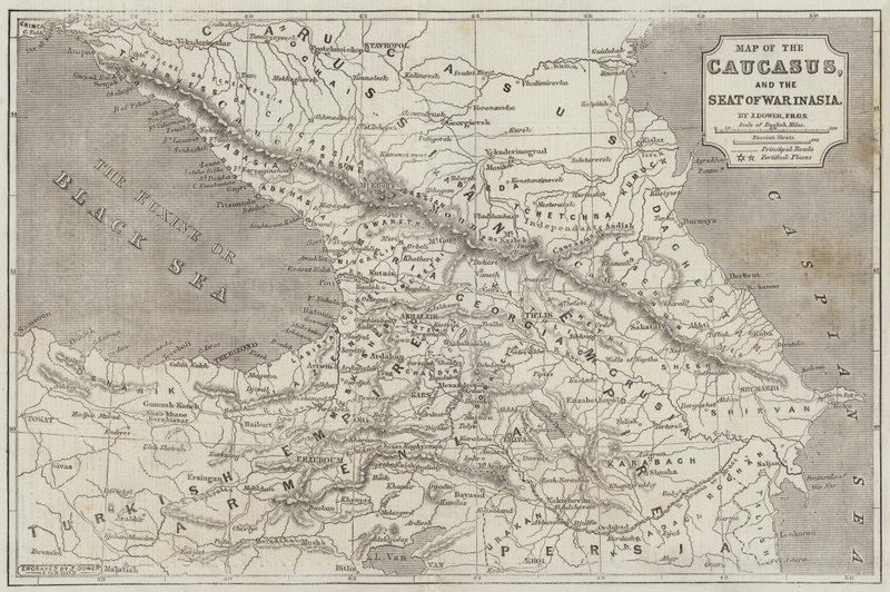 Kafkas Haritası by John Dower