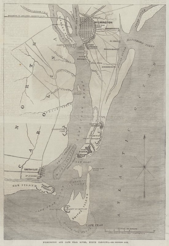 Wilmington ve Cape Fear Nehri, Kuzey Karolina by John Dower