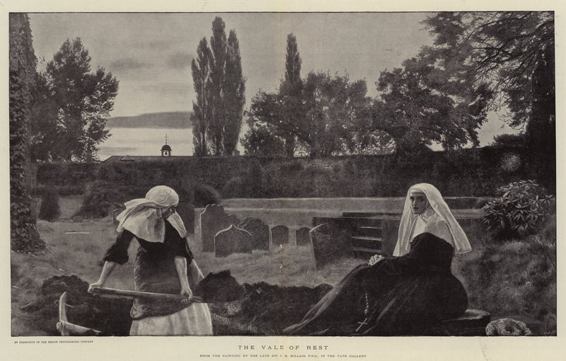 ವೇಲ್ ಆಫ್ ರೆಸ್ಟ್ ಟರ್ಕಿ by John Everett Millais